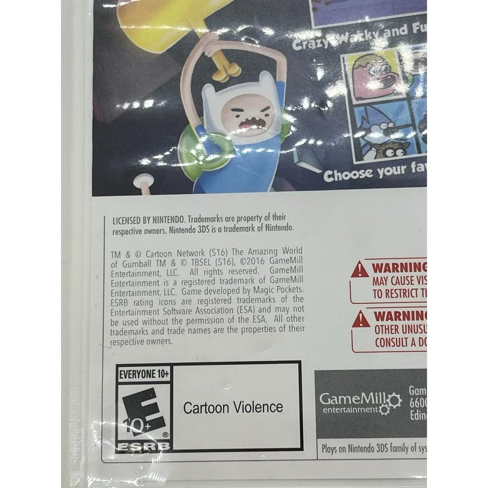 Cartoon Network: Battle Crashers Nintendo 3DS, 2016 CIB NOT Tested Hole In Case